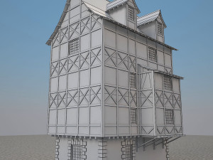 medieval house 6 3D Model