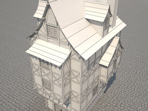 medieval house 6 3D Model