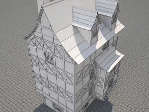 medieval house 6 3D Model