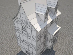 medieval house 6 3D Model