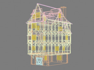 medieval house 6 3D Model