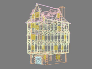 medieval house 6 3D Model