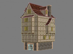 medieval house 6 3D Model