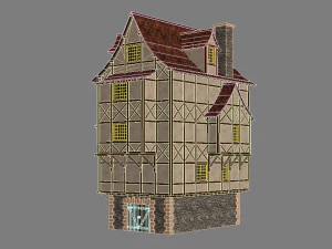medieval house 6 3D Model