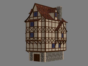 medieval house 6 3D Model