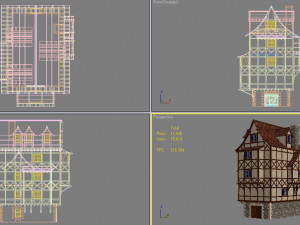 medieval house 6 3D Model