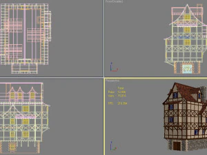 medieval house 6 3D Model