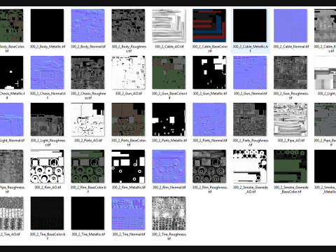 UGV Concept-1-Green 3D Model