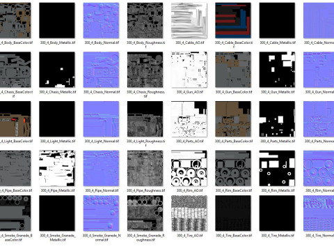 UGV Concept1Grey 3D Модель