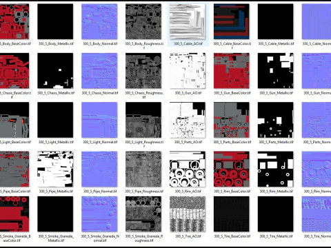 UGV Concept1Rosso Modello 3D