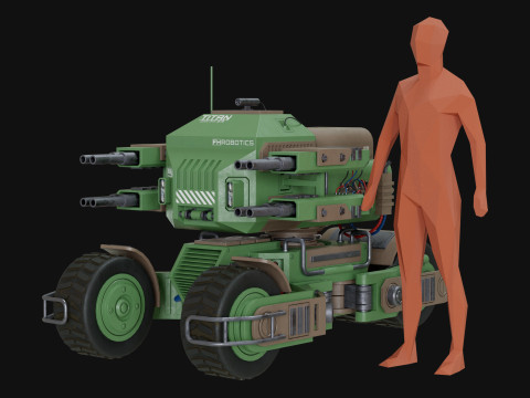 UGV Concept2Green 3D Модель