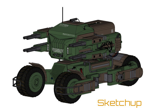UGV Concept2Green 3D Модель