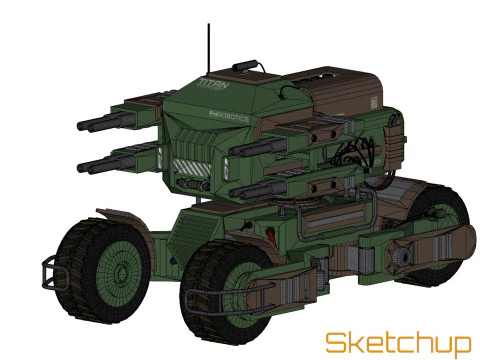 UGV Concept2Green Modello 3D