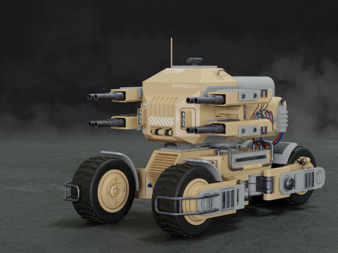 UGV Concept2Woestijn 3D Model
