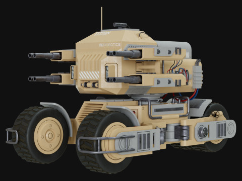 UGV Concept2Woestijn 3D Model