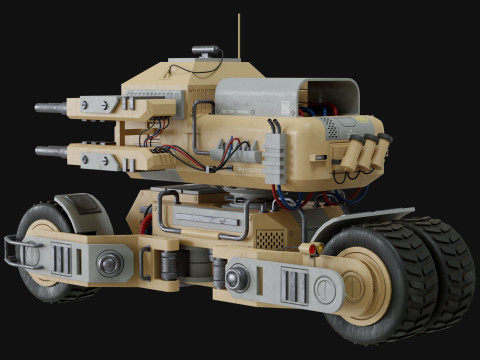 UGV Concept2Woestijn 3D Model