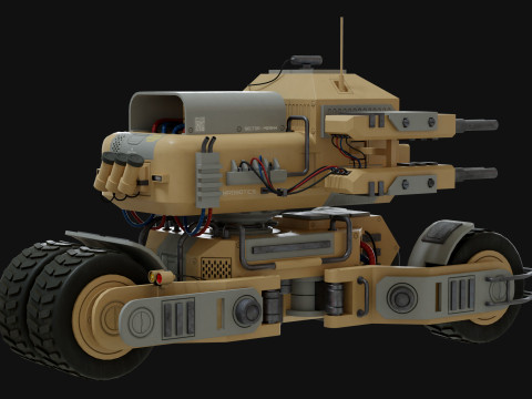 UGV Concept2Woestijn 3D Model