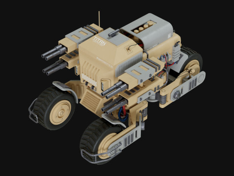 UGV Concept2Woestijn 3D Model