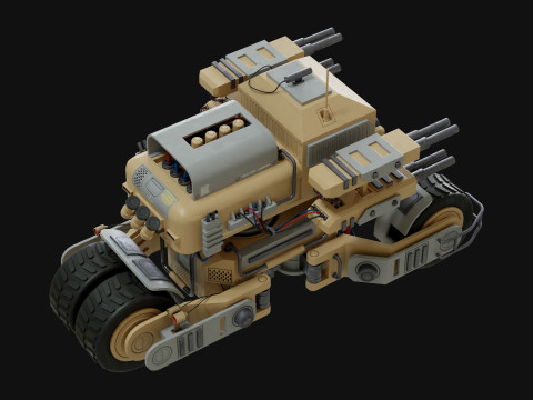UGV Concept2Woestijn 3D Model