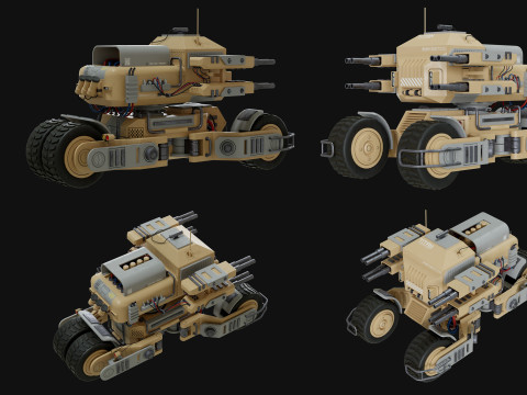 UGV Concept2Woestijn 3D Model
