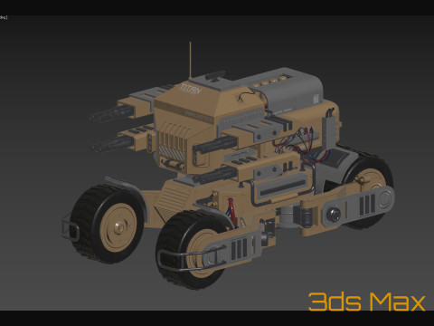 UGV Concept2Woestijn 3D Model