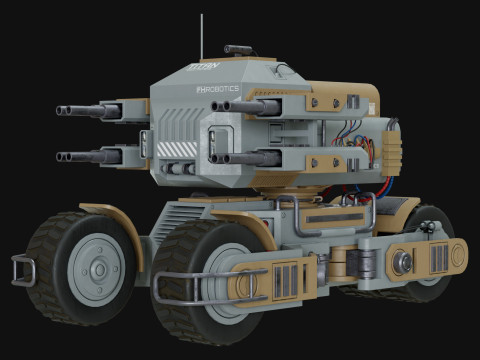 UGV Concept2Grey 3D Modell