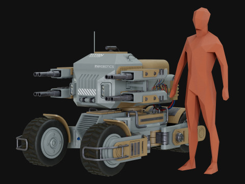 UGV Concept2Grey 3D Modell