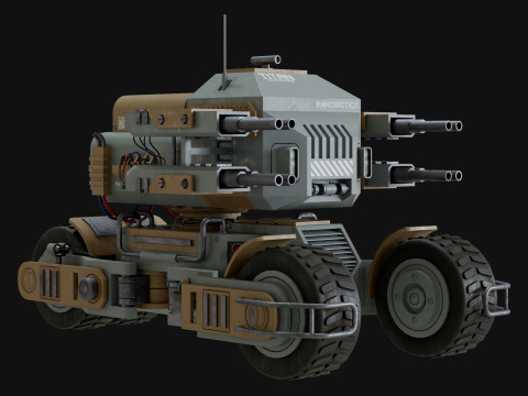 UGV Concept2Grey 3D Modell