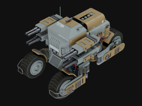 UGV Concept2Grey 3D Modell