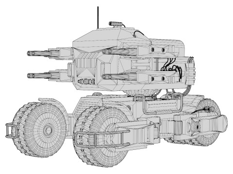 UGV Concept2Grey 3D Modell