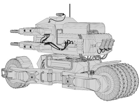 UGV Concept2Grey 3D Modell
