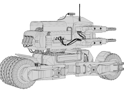 UGV Concept2Grey 3D Modell