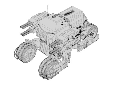 UGV Concept2Grey 3D Modell
