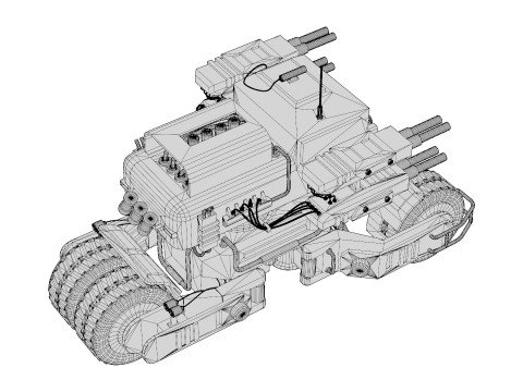 UGV Concept2Grey 3D Modell