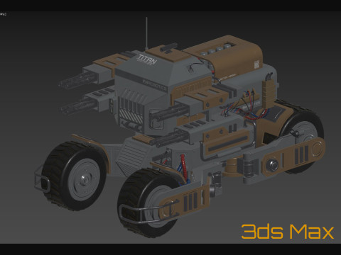 UGV Concept2Grey 3D Modell
