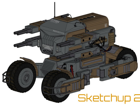 UGV Concept2Grey 3D Modell
