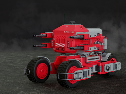 UGV Concept2Red 3D Модель
