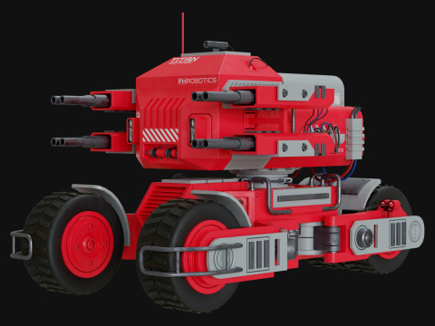 UGV Concept2Red 3D Модель