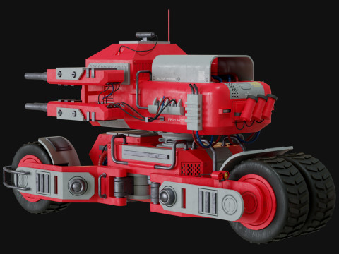 UGV Concept2Red 3D Модель