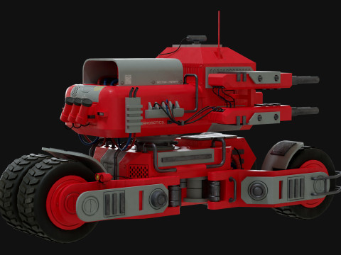 UGV Concept2Red 3D Модель