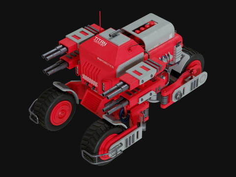 UGV Concept2Red 3D Модель