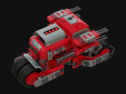 UGV Concept2Red 3D Модель