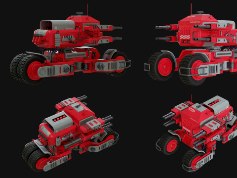 UGV Concept2Red 3D Модель