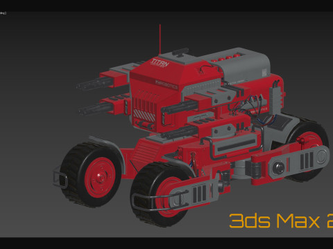 UGV Concept2Red 3D Модель