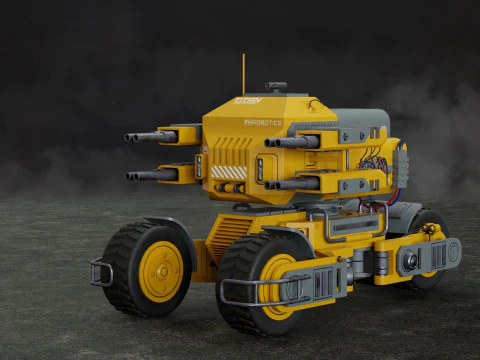 UGV Concept2Giallo Modello 3D