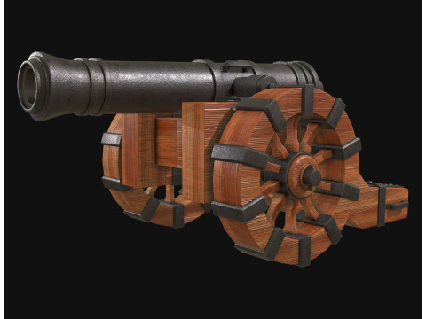 Cannon 2 3D Model