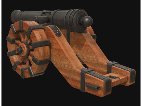 Cannon 2 3D Model