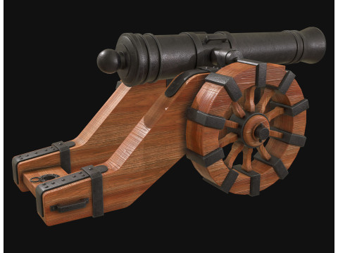 Cannon 2 3D Model
