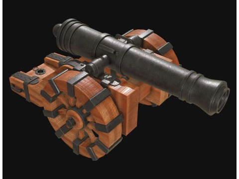 Cannon 2 3D Model