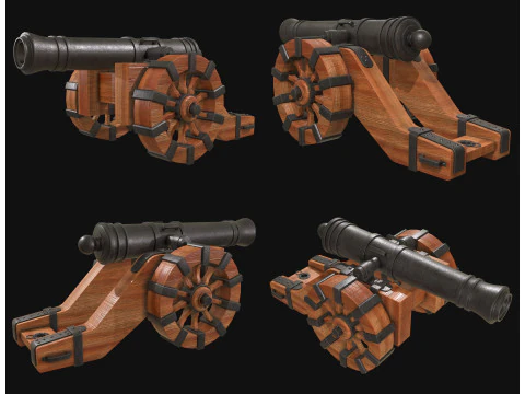 Cannon 2 3D Model